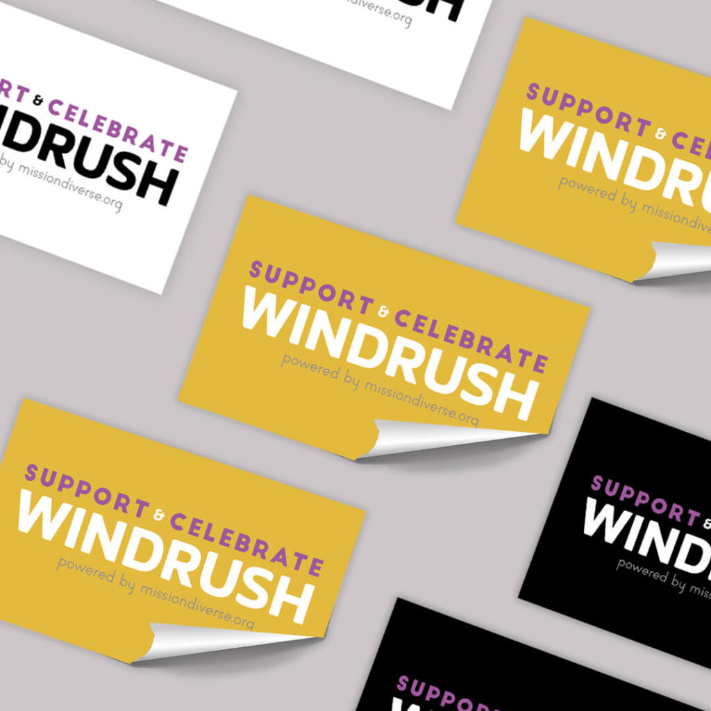 Windrush With Pride Sticker