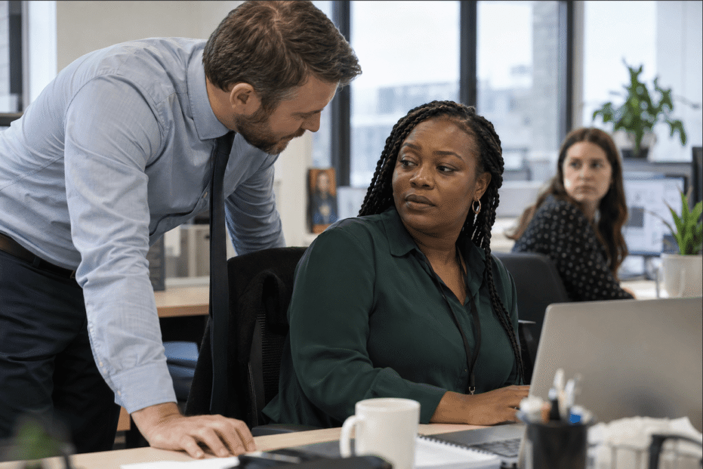 Sexual harrament training- Office conversation and personal space